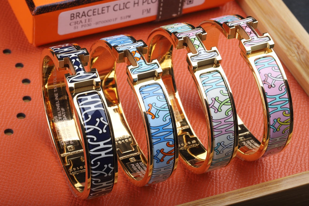 Hermes Clic H Lift Pink Bracelet