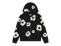 Denim Tears Cotton Wreath Zip Hoodie Black