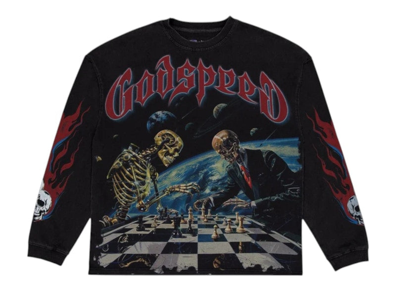 Godspeed Checkmate L/S T-shirt Black