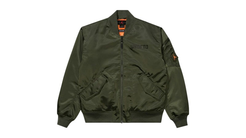 Jordan x Undefeated Bomber Jacket Cargo Khaki/Orange