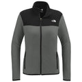 The North Face Women's Asphalt Grey/TNF Black Glacier Full-Zip Fleece Jacket