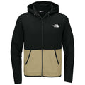 The North Face Men's Khaki Stone/TNF Black Double-Knit Full-Zip Hoodie