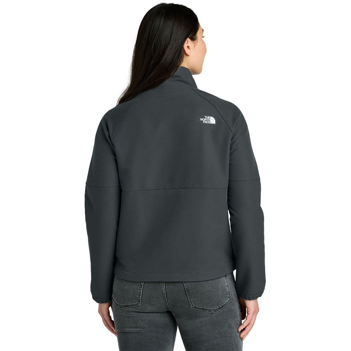 The North Face Women's Asphalt Grey Dark Heather Barr Lake Softshell Jacket