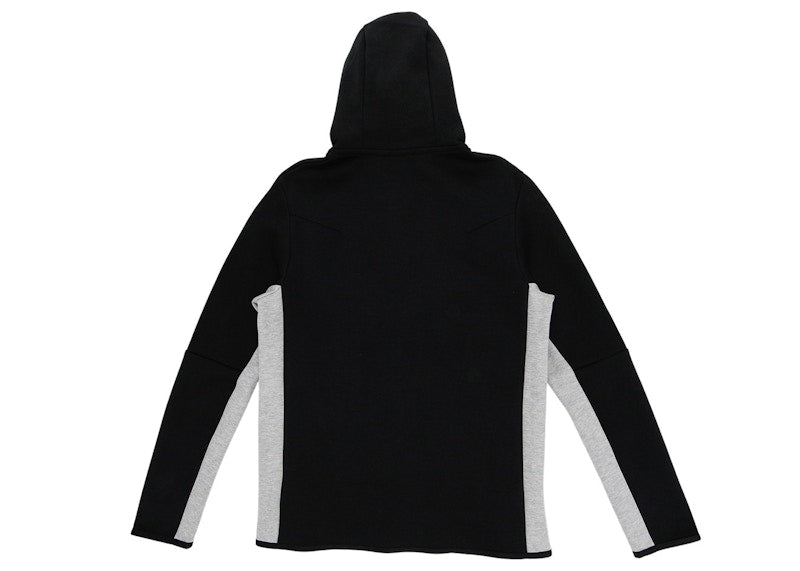 Nike Sportswear Tech Fleece Full-Zip Hoodie Black/Dark Grey Heather/White