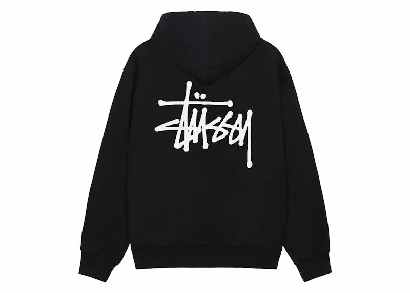 Stussy Basic Stussy Zip Hoodie Black
