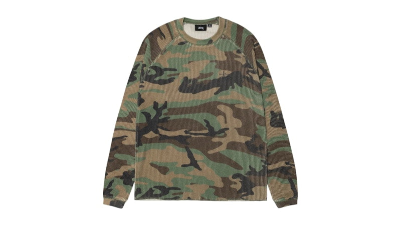 Stussy Basic Thermal Woodland Camo