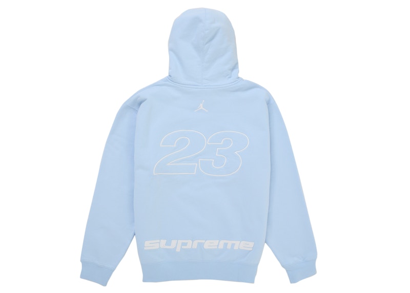 Supreme Jordan Hooded Sweatshirt (SS26) Light Blue