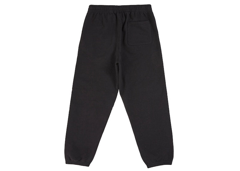 Supreme Satin Applique Sweatpant (SS26) Black