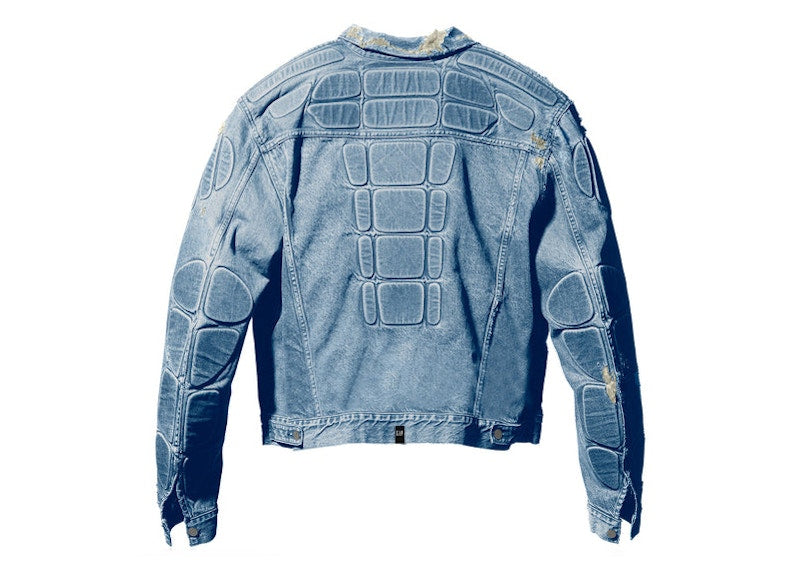 Yeezy Gap Engineered by Balenciaga Padded Denim Jacket Blue