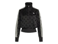 adidas Women's Satin Polka Dots TT Track Jacket Black