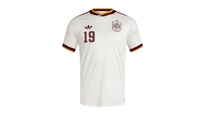adidas Spain 26 Away Yamal Jersey Off White