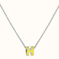 Hermes Mini Pop Yellow Necklace