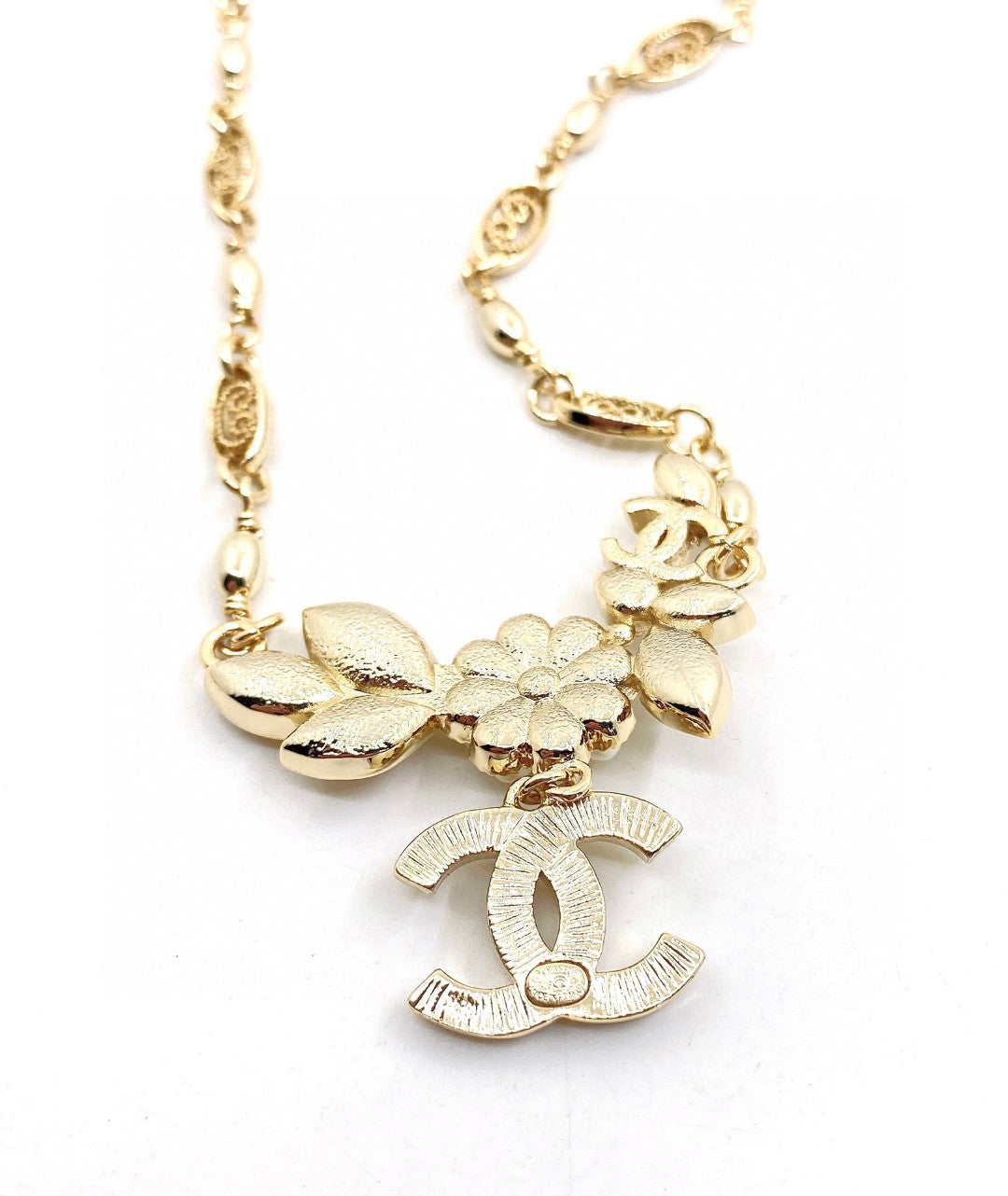 Chanel Flower Diamond Necklace