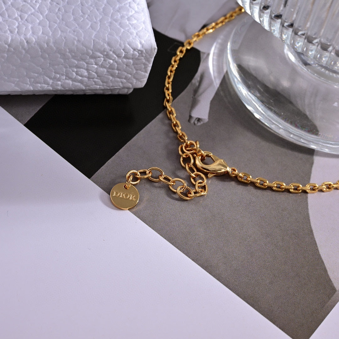 Dior Petit CD Treasure Necklace