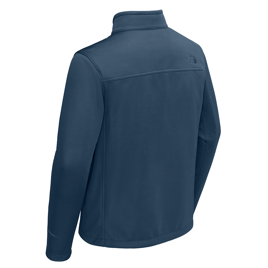 The North Face Men's Shady Blue Chest Logo Ridgewall Softshell Jacket